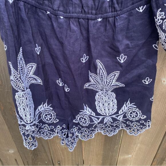 Farm Rio / Anthropologie Jackie Embroidered Romper in size women small - Picture 3 of 10